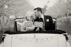 Colette and Jon's classic wedding photos were very creative