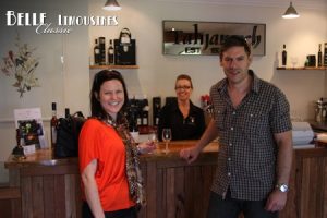 Carol-Ann and Martin enjoy their wine tasting