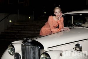The sultry look was 1920's inspired