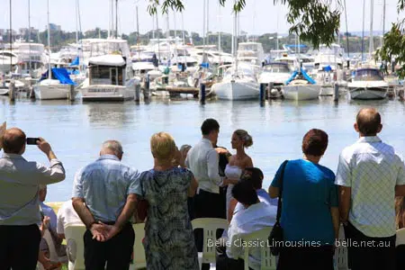 Matilda Bay wedding ceremony Perth