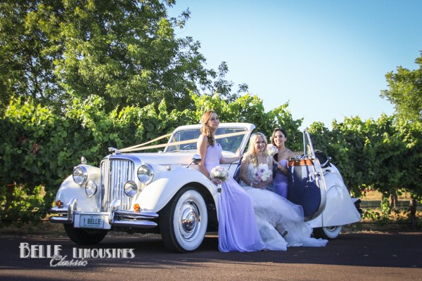 convertible bridal car