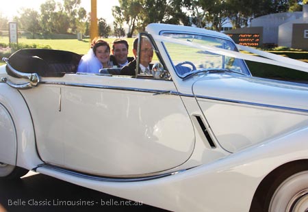 Jaguar wedding cars Perth