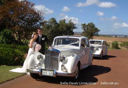 Bentley wedding limousine Perth