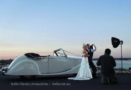 Jaguar wedding car hire Perth
