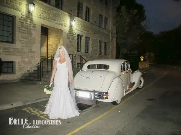 jaguar bridal car