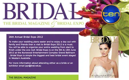 bridal expo limos perth perth limo hire