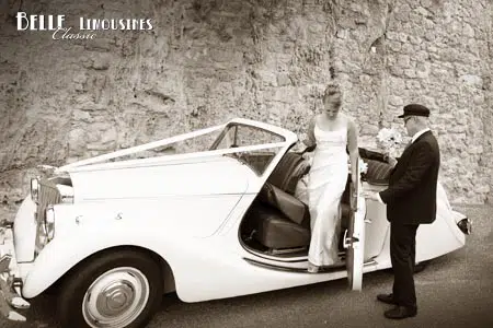 convertible wedding car hire