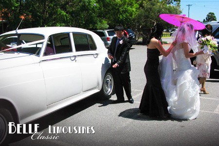 chauffeured wedding cars perth
