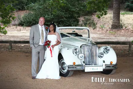 classic wedding car
