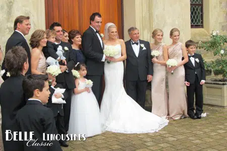Letizia and Nick's Classic Wedding Limos 2 perth wedding transport
