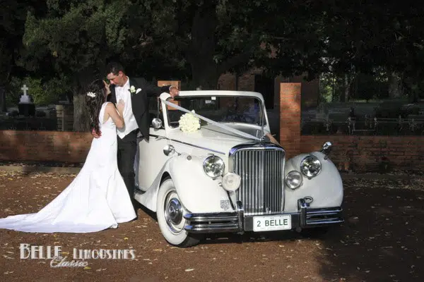All Saints Church Swan Valley Wedding Limos 2 convertible wedding car hire