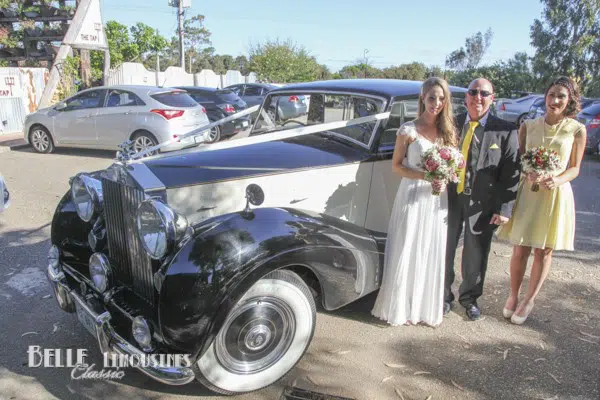 Limo Access to Chapel Farm 4 classic wedding cars
