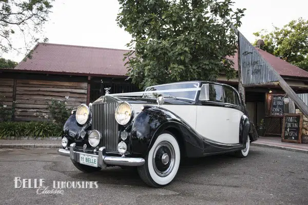 rolls royce wedding limo