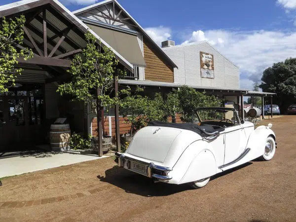 Limousine at Riverbank Estate Winery 2 jaguar mk5 convertible