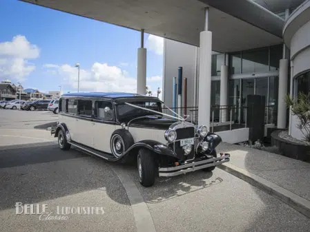 Vintage Limousine Wedding 1 reo speedwagon limo