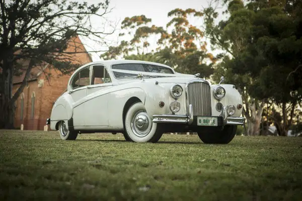 jaguar mk9 wedding car