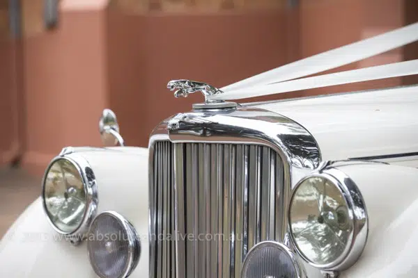 jaguar bridal car