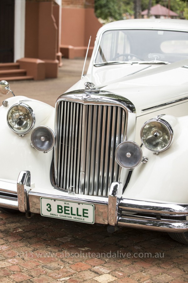 jaguar bridal car