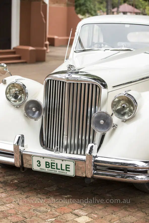 jaguar bridal car