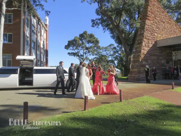 Wedding Limos at Aquinas College 4 limousine hire