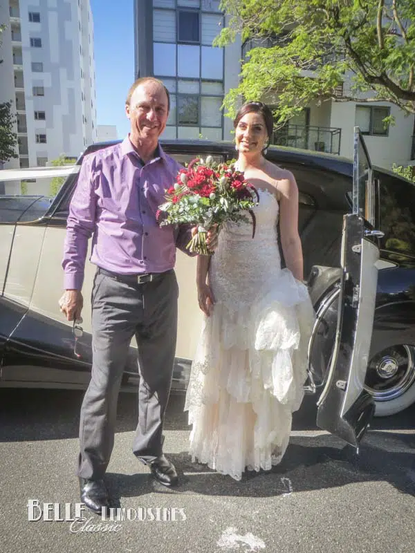 First Wedding for 2017 2 classic bridal transport