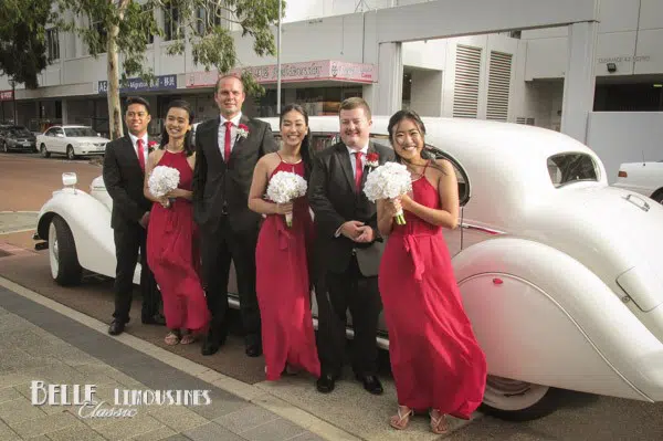 Perth's Best Wedding Limousine 4 vintage wedding limo