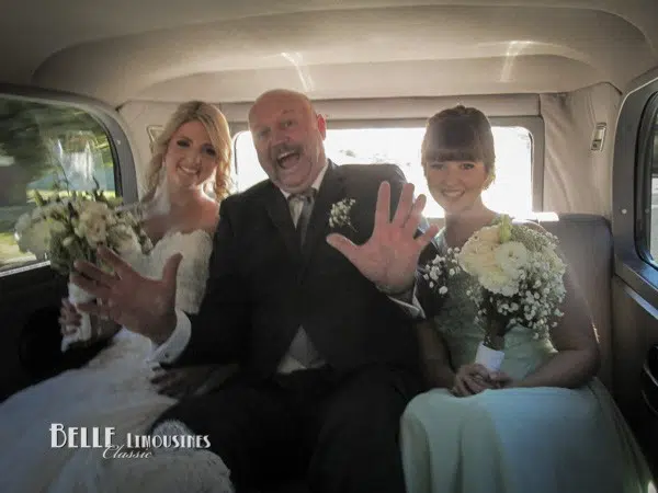 REO SpeedWagon Limo at Sittella 3 wedding limousine